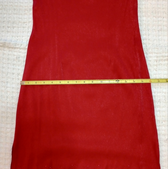 NWT Red Rampage Women's Cocktail Dress with Side Slits and Sequin Hem | Size 7 - Picture 10 of 14